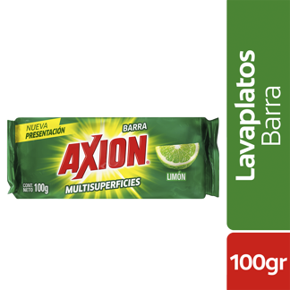 Lavaplatos Axion Limón Barra x100gr