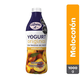Yogurt Alpina Original Melocotón x1000gr