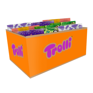 Gomas Trolli Surtido Naranja x20Un x71.68gr (Crocydrillo, Vacanas, Pipotamo, Fiestosos)