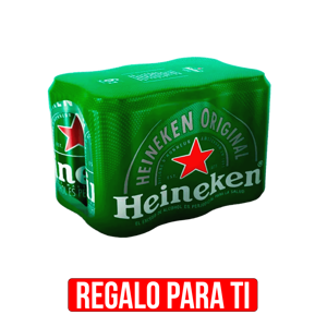 Cerveza Heineken Lata SixPack x6Un x269ml