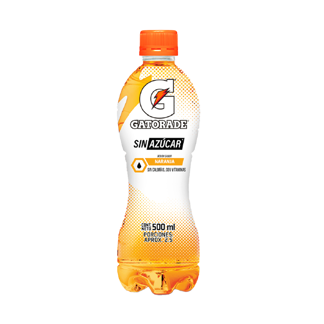 Gatorade Naranja Sin Azucar x500ml