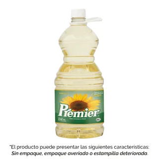 Aceite Premier Girasol x2700ml (Outlet)