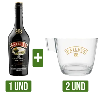 Pack Baileys x700ml + 2Un Taza Café R