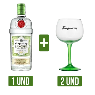 Ginebra Tanqueray Rangpur + 2 Copas