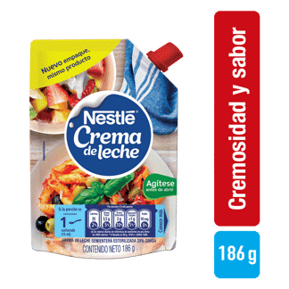 Crema De Leche Nestle Doy Pack x186gr