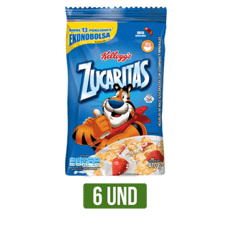 6Un Cereal Kellogg Zucaritas Bolsa x410gr
