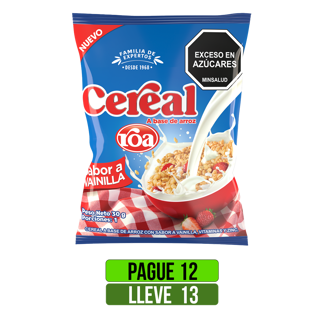 Pague 12 lleve 13 Cereal Roa Hojuelas Vainilla x30gr