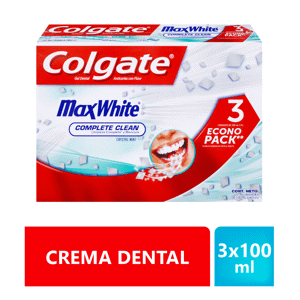 Gel Dental Colgate Max White x3Un x100ml