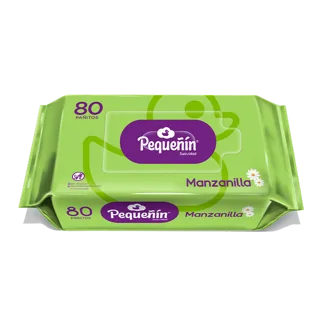 Pañitos Humedos Pequeñin Manzanilla x80 Pañitos