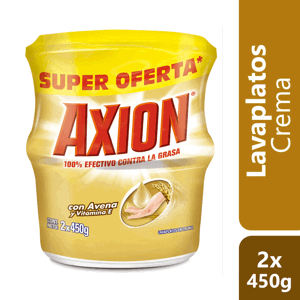 Lavaplatos Axion Crema x2Un x450gr PEAvenaN/A