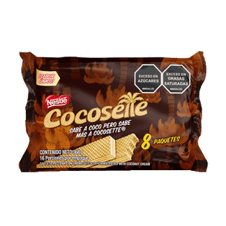 Galletas Cocosette Wafer x8Un x46gr