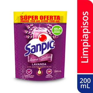 Limpiador Sanpic Lavanda  x200ml