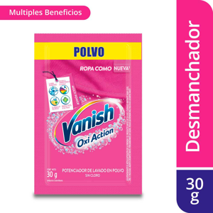 Desmanchador Vanish Polvo rosa x12Un x30gr