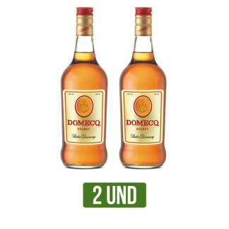 2Un Brandy Domecq Botella x750ml