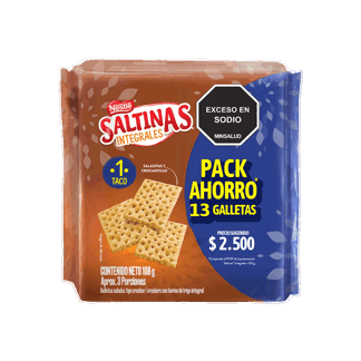 Galletas Integrales Saltinas 1 Taco x108gr