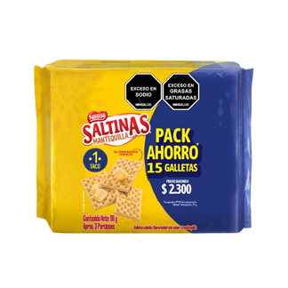 Galletas Saltinas Mantequilla 1 Taco x96gr