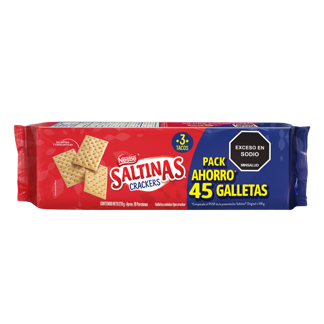 Galletas Saltinas Crackers 3 tacos Pack Ahorro x270gr