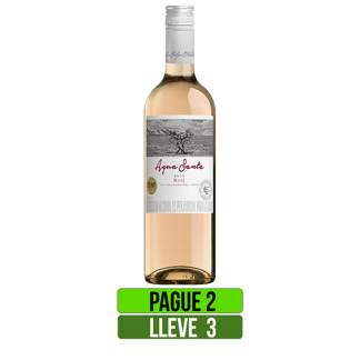 Pague 2Un lleve 3Un Vino Agua Santa Rose Classic x750ml