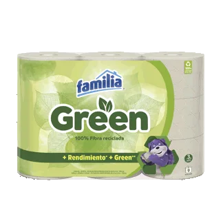 Papel Higiénico Familia Green x9 Rollos x37 mts