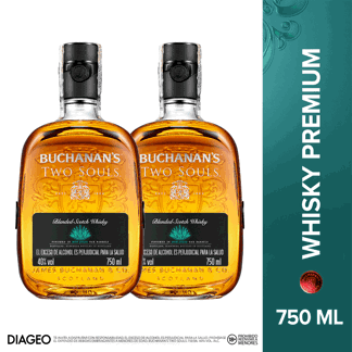 2Un Whisky Buchanan’s Two Souls x750ml