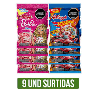 9Un Cereal (Barbie/Hot Wheels)x75gr