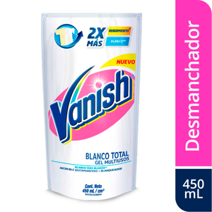 Desmanchador Vanish Liquido Blanco x450ml