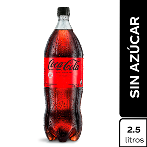 Gaseosa Coca-Cola Sin Azucar Pet x2500ml