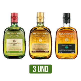 3Un Buchanan´s (D´Luxe/Mater/Two Souls)x750ml