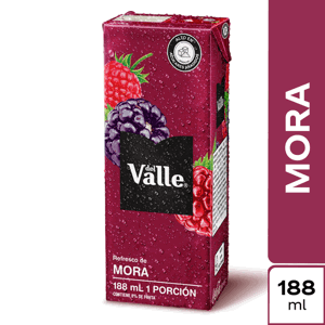 Jugo Frutal Del Valle Mora x188ml