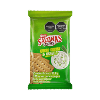 Galletas Saltinas Queso y Cebolla x9Un x23.8gr