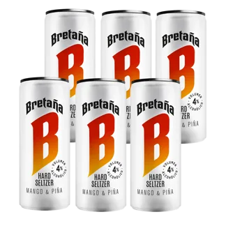 Soda Bretaña Hs Mango Piña Sixpack x6Un x269ml