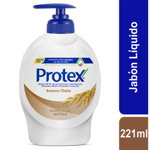 Jabón para Manos Protex Avena Pro-Hidrata Líquido  221ml