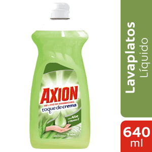 Lavaplatos Axión Líquido Áloe Toque de Crema 640ml