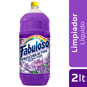 Limpiador Fabuloso Fresca Lavanda Antibacterial 2000ml