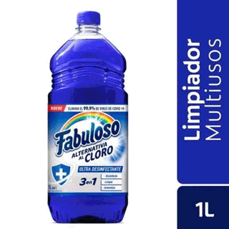 Limpiador Fabuloso Alternativa Al Cloro Ultra Desinfecante x1000ml R