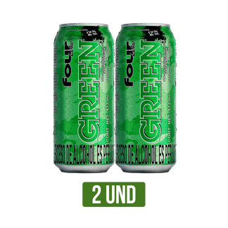 2Un Four Loko Green Apple x473ml