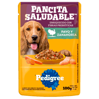 Alimento Humedo Pedigree Adulto Pancita Saludable Pavo y Zanahoria x100gr