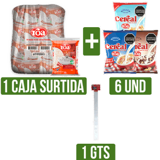 1Cj Arroz x25Un x500gr + 6Un Cereal Surtido x30gr Gts Ristra Cereal Roa