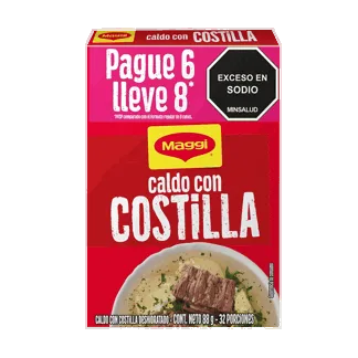 Oferta (Maggi Caldo Costilla x88gr Pague 6 Lleve 8)