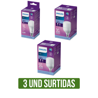 3Un Surtido Bombillo Led TForce (18W/22W/30W/50W)