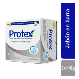 Jabón Corporal Protexx3Un x110grLimpieza Profunda