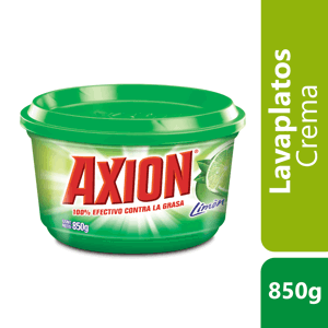 Lavaplatos Axión Crema Limón 850gr