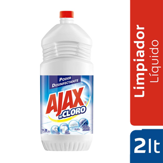 Limpiador Ajax Bicloro 2000ml