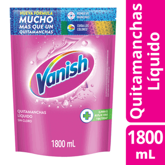 Desmanchador Vanish Liquido Rosa Doy Pack x1800ml