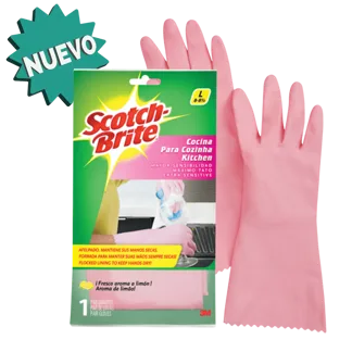 Guantes De Cocina Scotch Brite Talla L x1 Par
