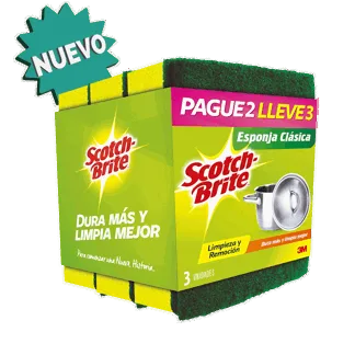 Oferta (Esponja Scotch Brite Clásica Pague 2 Lleve 3)