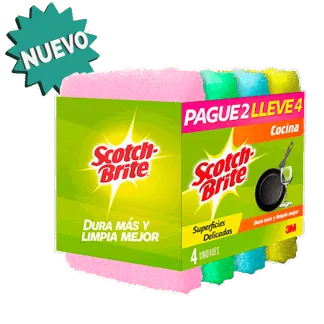 Oferta(Esponja Scotch Brite Curly Pague 2 Lleve 4)