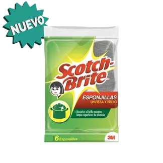 Esponjilla Scotch Brite Acero x6 Esponjillas