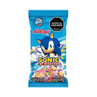Cereal Kellogg Sonic Paquete x8Un x25gr