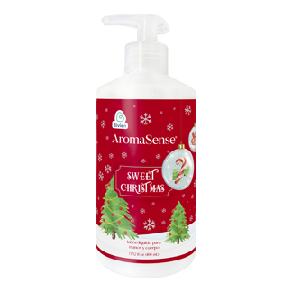 Jabón Líquido AromaSense Para Manos y Cuerpo Sweet Christmas x400ml